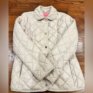 Kate Spade Women's Quilted Puffer Jacket in Cream